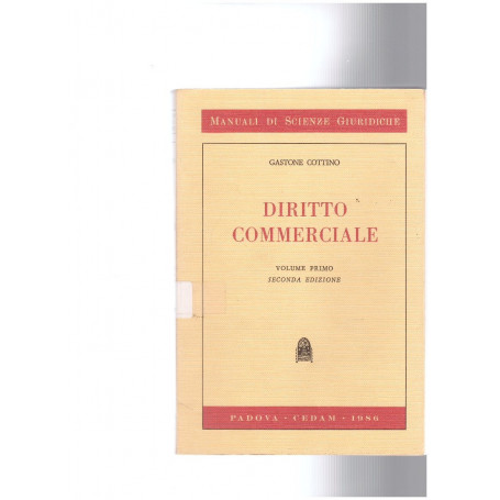 Diritto Commerciale Volume Primo