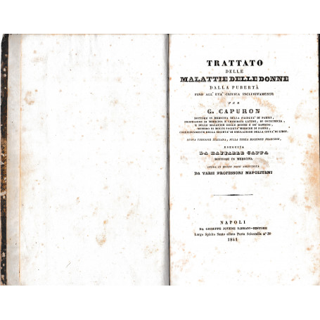 Trattato delle malattie delle donne