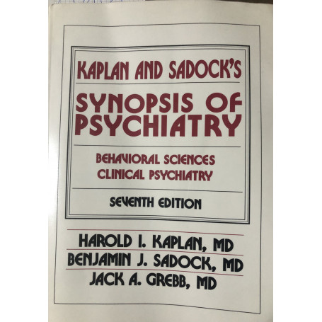Kaplan and Sadock's Synopsis of Psychiatry.