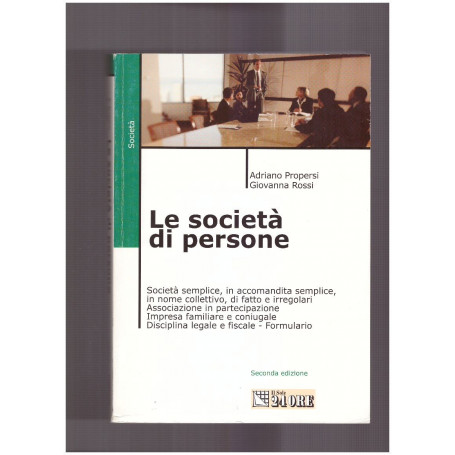 Le società di persone