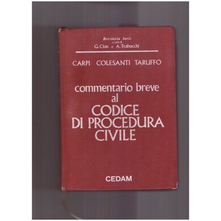 Commentario breve al codice di procedura civile