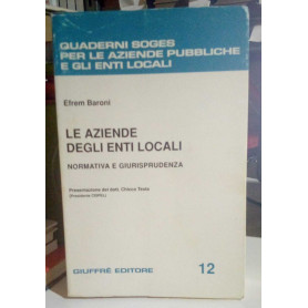 Le aziende degli enti locali. Normativa e giurisprudenza.