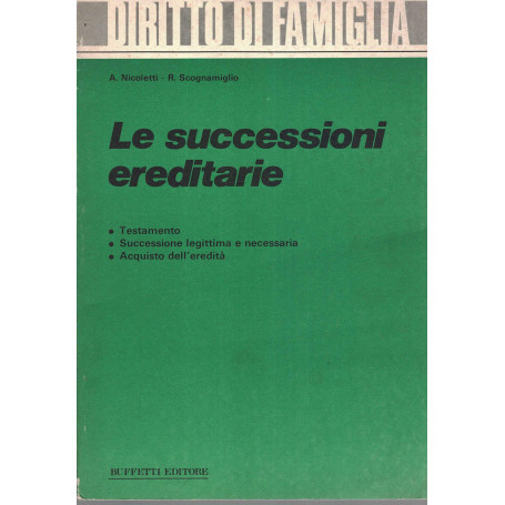 Le successioni ereditarie