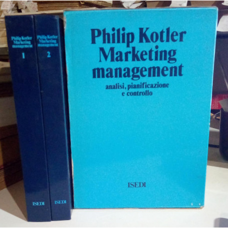Marketing management analisi pianificazione e controllo due volumi.