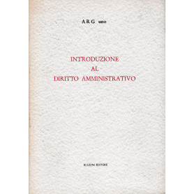 Introduzione al diritto amministrativo
