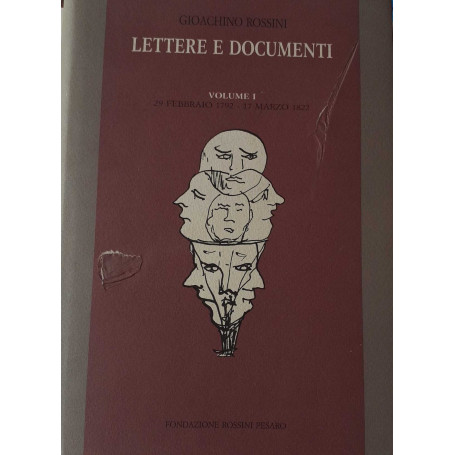 Lettere e documenti. 29 febbraio 1792-17 marzo 1822. Volume 1