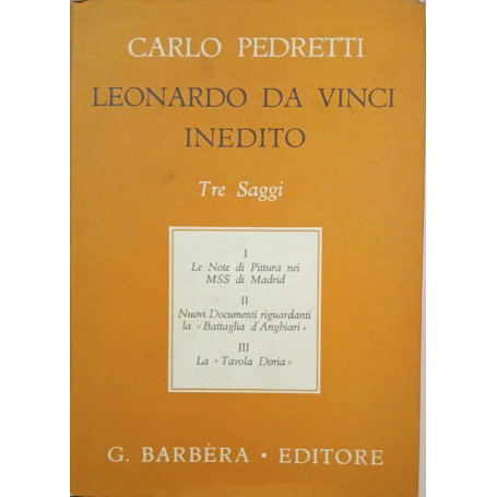 Leonardo da Vinci inedito. Tre saggi