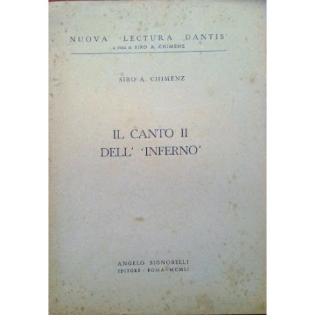 Il Canto II dell'Inferno