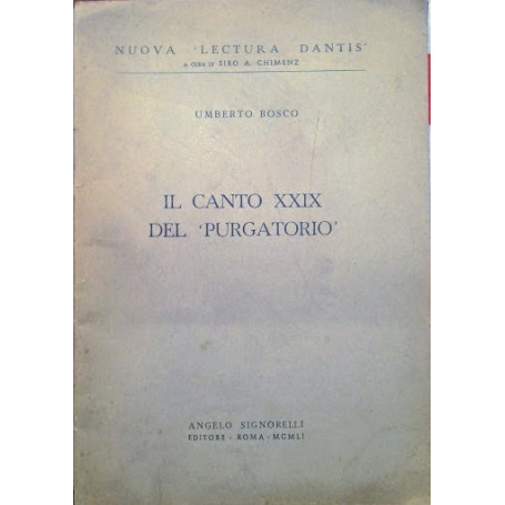Il canto XXIX del Purgatorio