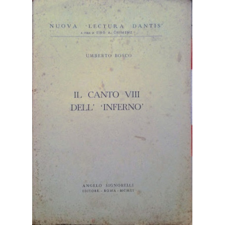 Il Canto VIII dell'Inferno