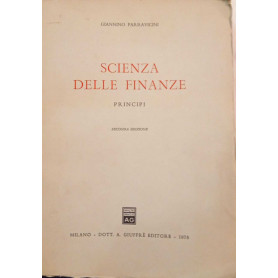Scienza delle finanze. Principi