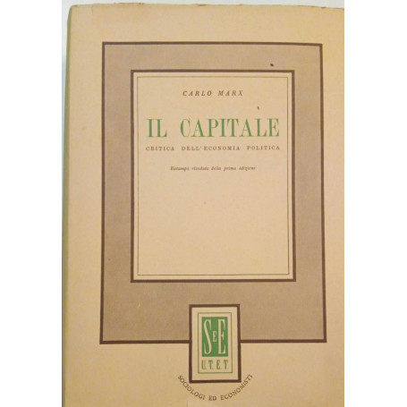 Il capitale critica dell'economia politica