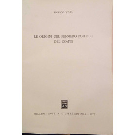 Le origini del pensiero politico del Comte