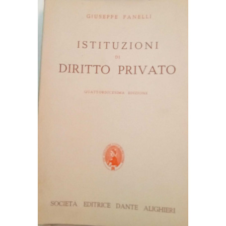 Istituzioni di diritto privato