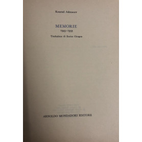 Memorie 1945-1953