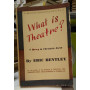 What is theatre? A query in chronicle form.