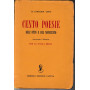 Cento Poesie. Dell'otto e del novecento.