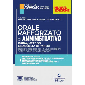 Orale rafforzato di diritto amministrativo.