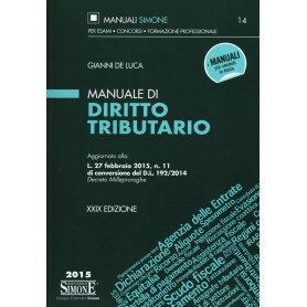 Manuale di diritto tributario.