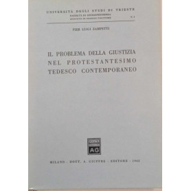 Il problema della giustizia nel protestantesimo tedesco contemporaneo
