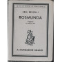 Rosmunda. Tragedia in quattro atti.