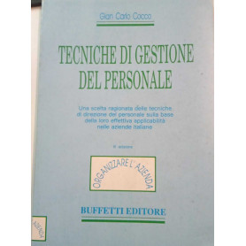 Tecnjiche di gestione del personale