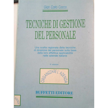 Tecnjiche di gestione del personale