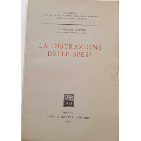 La distrazione delle spese