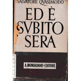 Ed è subito sera.