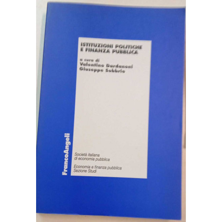 Istituzioni politiche e finanza pubblica