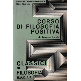 Corso di filosofia positiva.