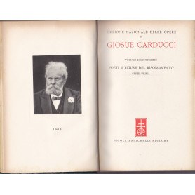 Opere. XVIII. Poeti e figure del Risorgimento. Serie prima.