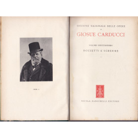 Opere. Bozzetti e scherme.