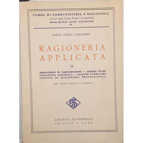 Ragioneria applicata (vol. II)