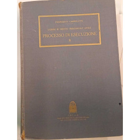 Lezioni di diritto processuale civile. Processo di esecuzione (vol. II.)