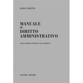 Manuale di diritto amministrativo.