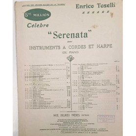 Célèbre "Serenata" pour instruments a cordes et harpe