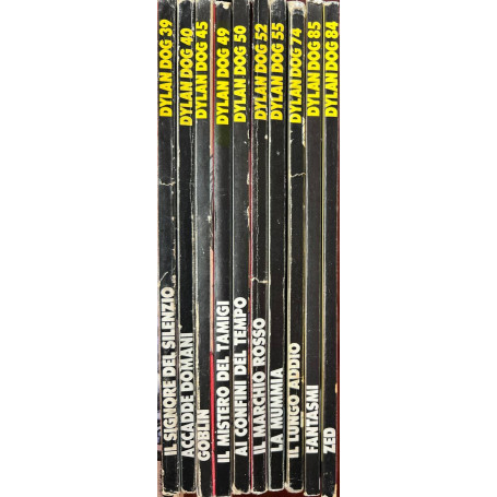 Lotto vari numeri Dylan Dog (n° 39-40-45-49-50-52-55-74-84-85).
