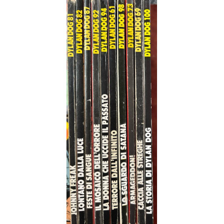 Lotto vari numeri Dylan Dog (n° 61-69-73-81-82-87-92-94-98-100).