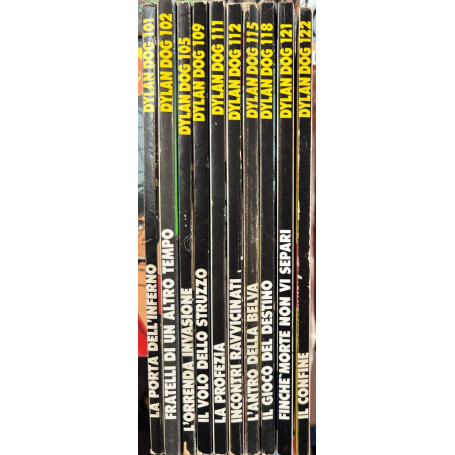 Lotto 10 numeri Dylan Dog ( n° 101-102-105-109-111-112-115-118-121-122).