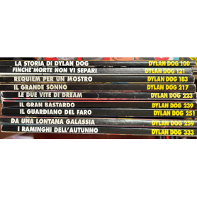 Lotto 9 fumetti Dylan Dog (n° 100-121-183-217-223-239-251-259-333).