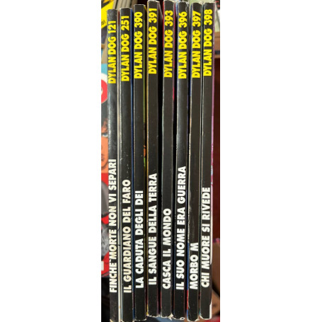 Lotto 8 numeri Dylan Dog (n° 121-251-390-391-393-396-397-398).