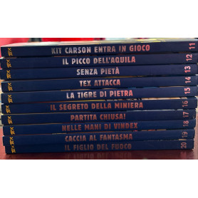 Lotto 10 numeri "Tex - Collezione storica a fumetti" ( da n°11 a 20).