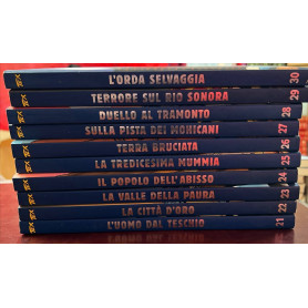 Lotto 10 numeri "Tex - Collezione storica a colori" (da n° 21 a 30).