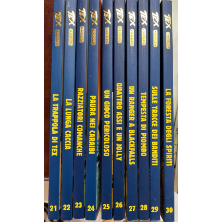Lotto 10 numeri "Tex Gold" (da n° 21 a 30).