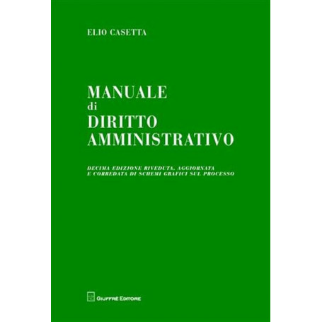 Manuale di diritto amministrativo