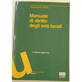 Manuale di diritto degli enti locali