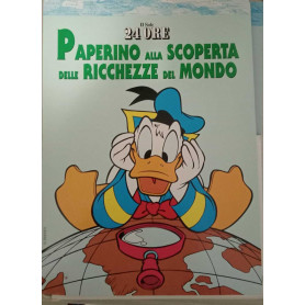 Paperino alla scoperta delle ricchezze del mondo.