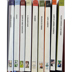Lotto 9 volumi de "I classici del fumetto di Repubblica" (da n° 41 a 48+ 50).