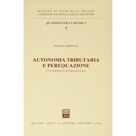 Autonomia tributaria e perequazione.